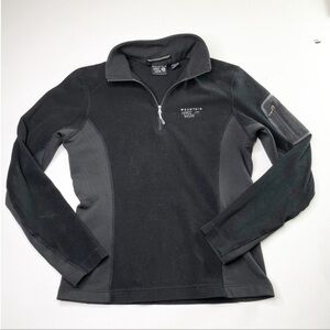 Mountain Hardwear Fleece Pull Over Quarter Zip MED